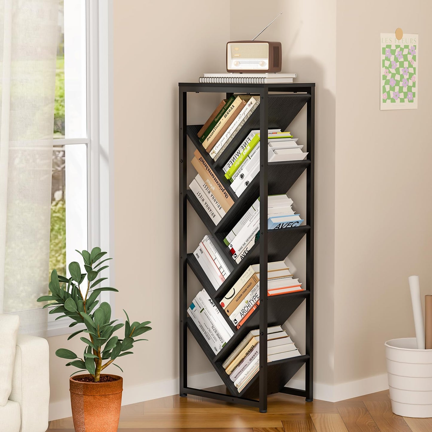 9 Tier Tree Bookshelf