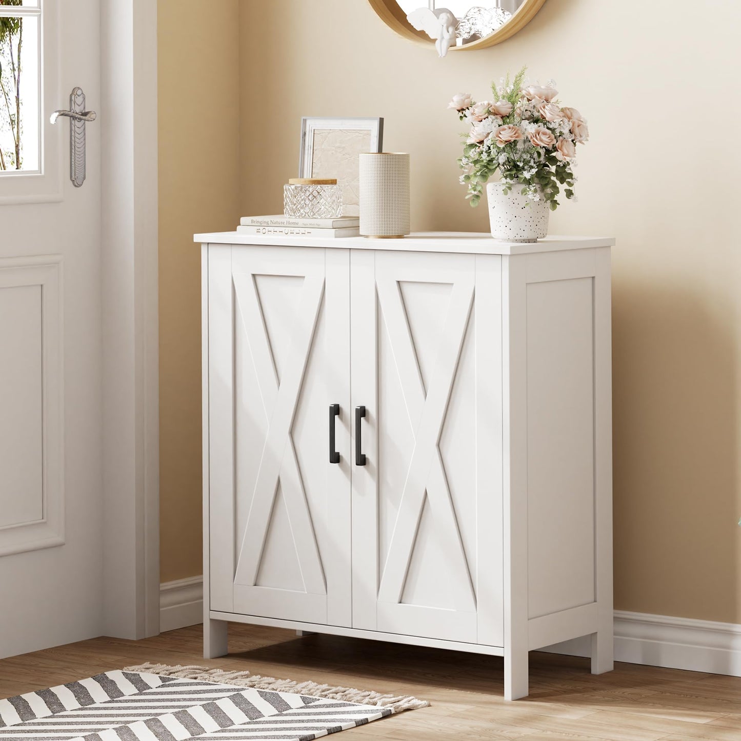 Farmhouse Shoe Cabinet