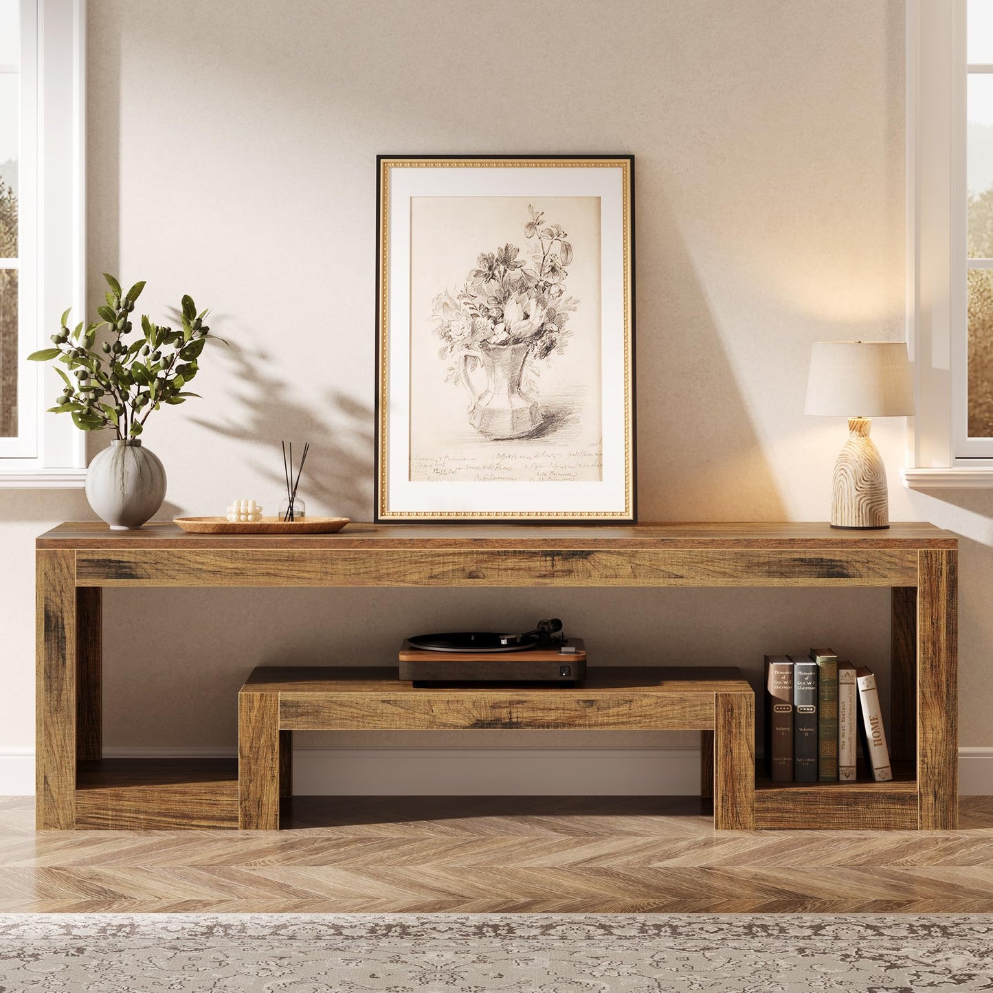 Gilded Line TV Stand