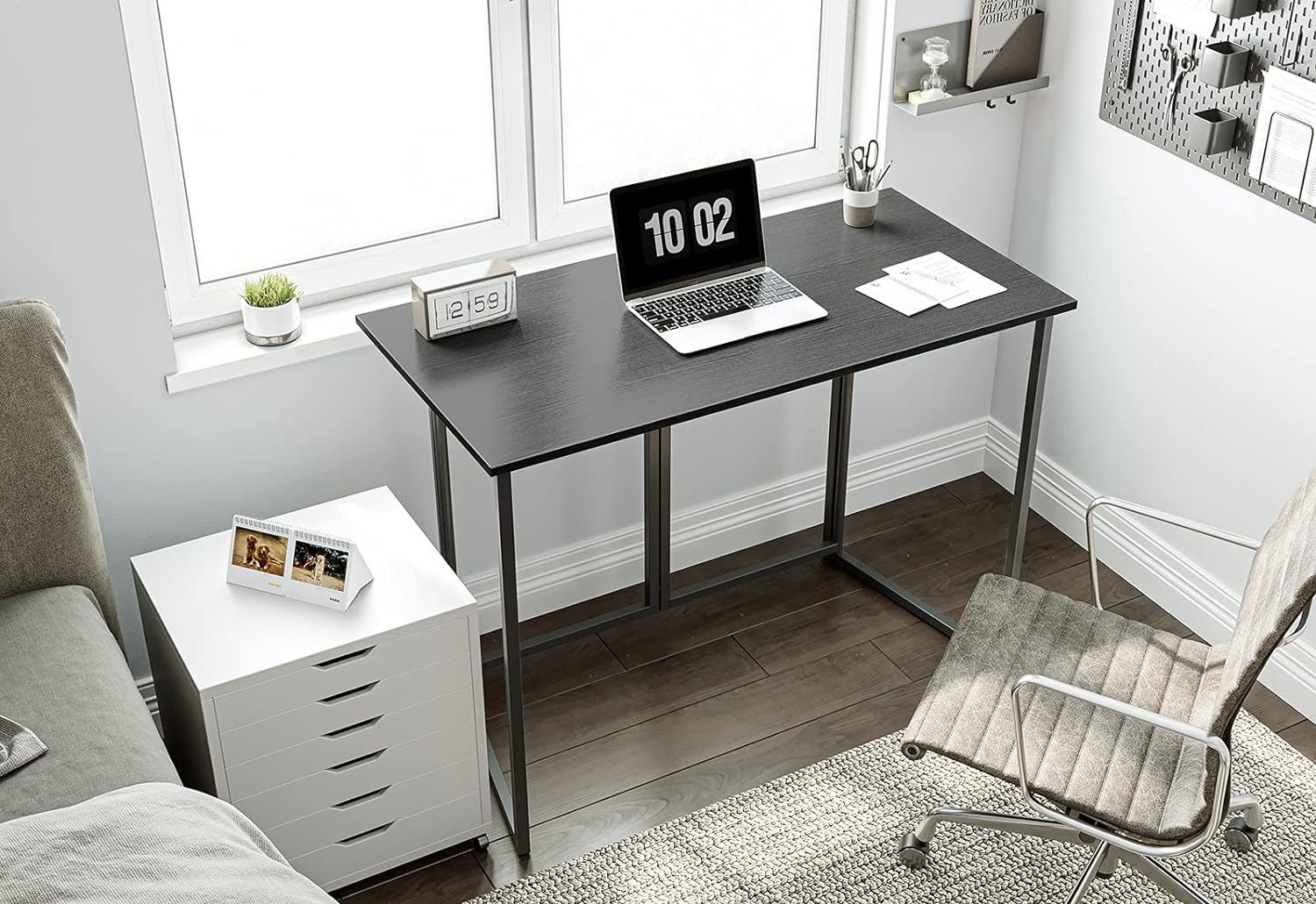 Folding Computer Desk ,Small Home Office Laptop Work Desk, Study Writing Table