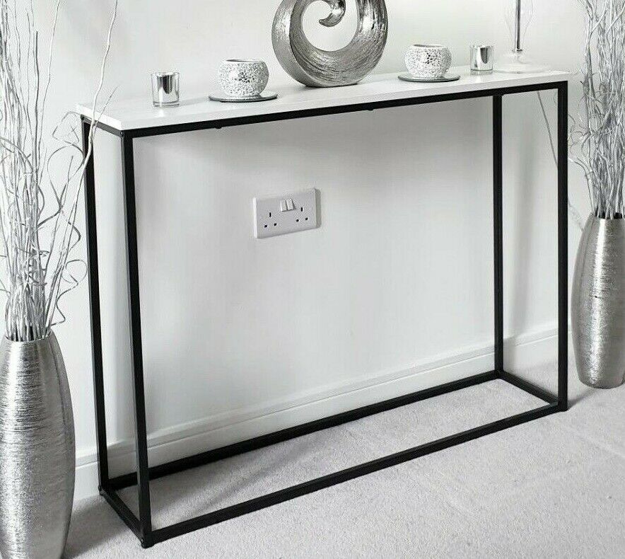 Simple Yet Elegant Console for Living Room, End Table, Space Saving Sofa Tables for Living Room Corridor and Balcony