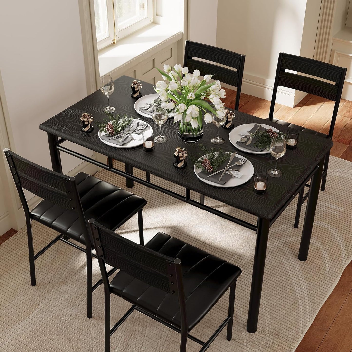 Ovrra Dining Table with Chairs