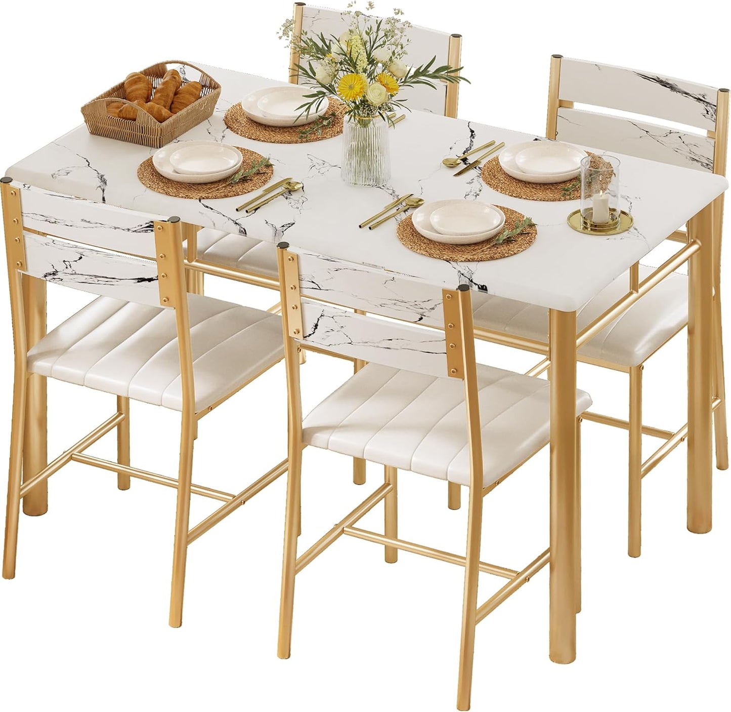 Ovrra Dining Table with Chairs