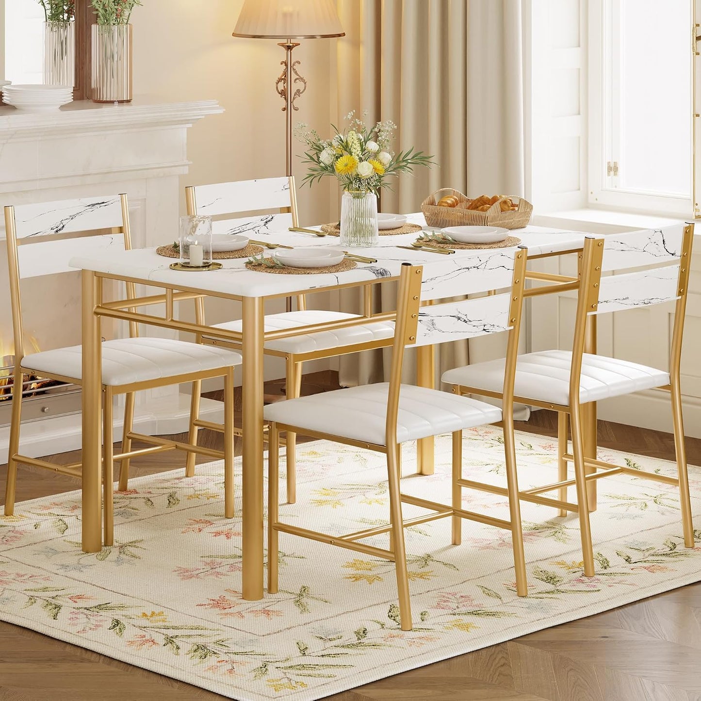 Ovrra Dining Table with Chairs