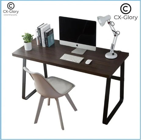 Simple yet Elegant Design Computer Desk, Laptop Desk, Study Writing Table with Metal Leg