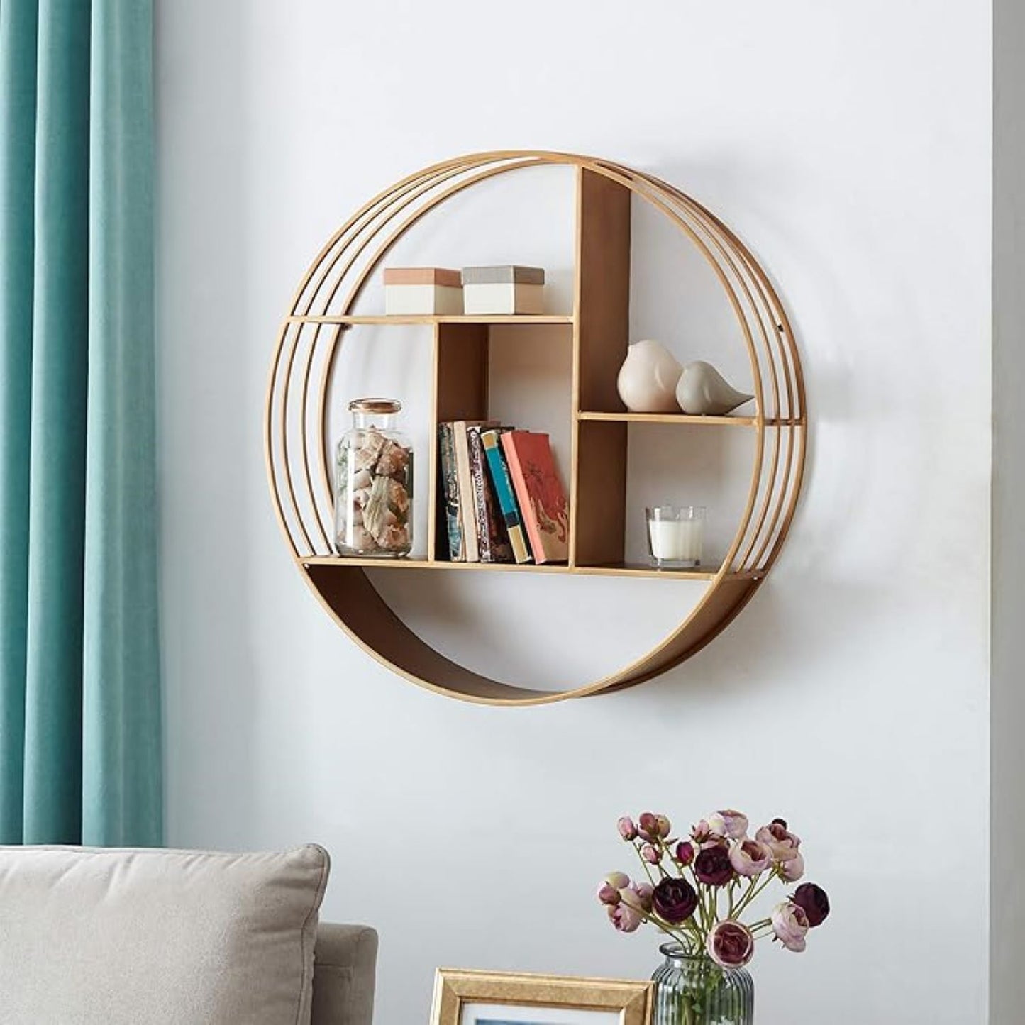 Round Floating Shelf