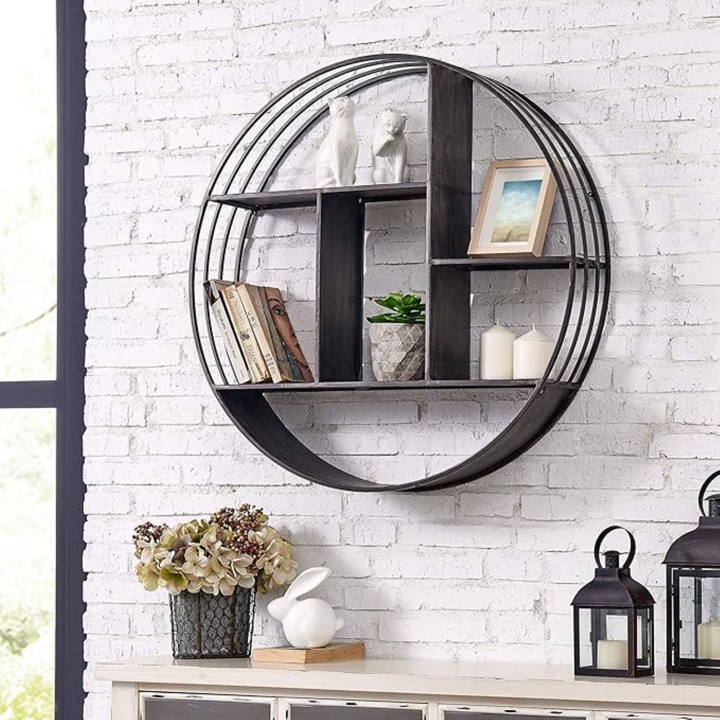 Round Floating Shelf