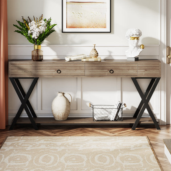 X Frame Console Table