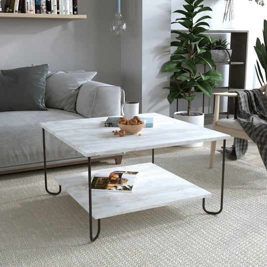 Minimalist 2 Tier Piper Coffee Centre Table - Central Table - Coffee Table for Living Room