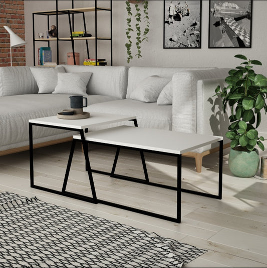 Modern Coffee Table, Central Table, Nesting Coffee Table for Living Room
