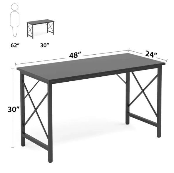 Elegant Large Table Top Computer Desk, Study Desk, Laptop Table, Compu ...