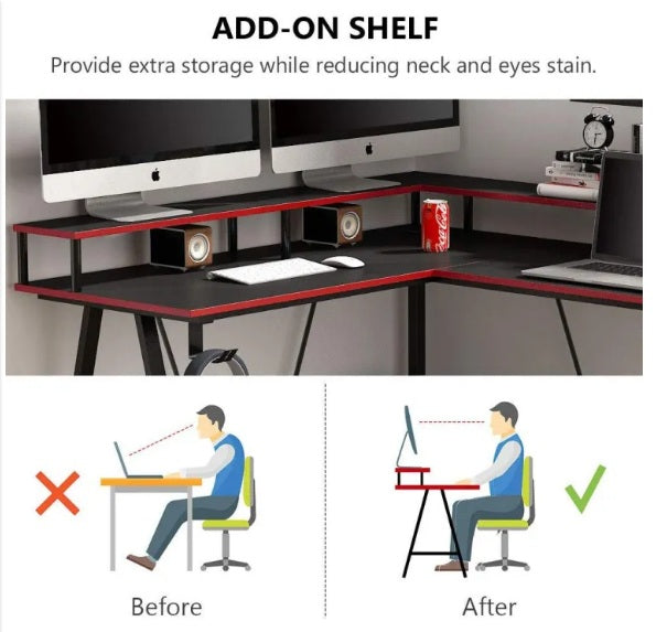 Haken Corner Computer Desk