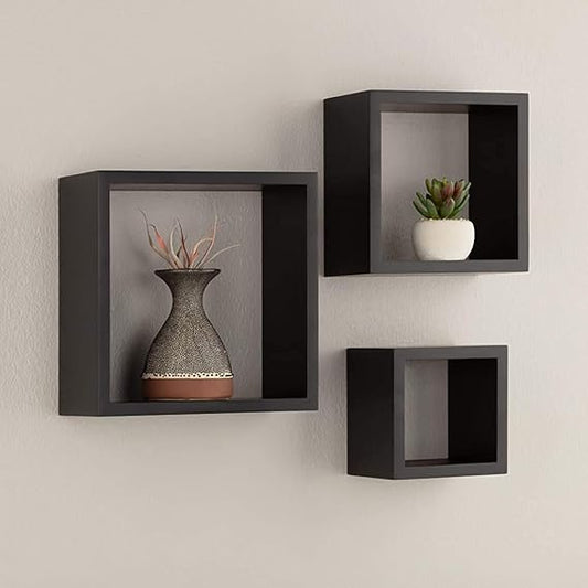 3 Square Floating Shelf